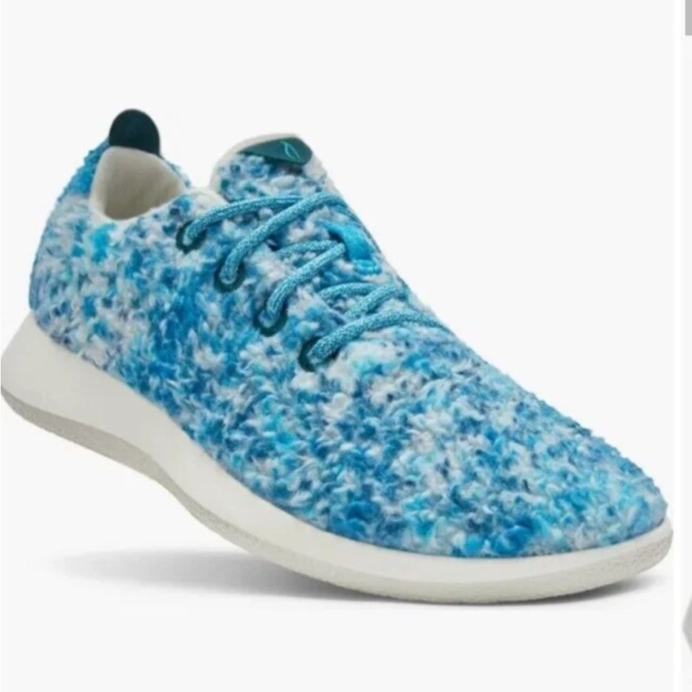 NEW Allbirds Merino Wool Dasher 2 Fluff Thrive Teal Runner Sneaker Sz 11
